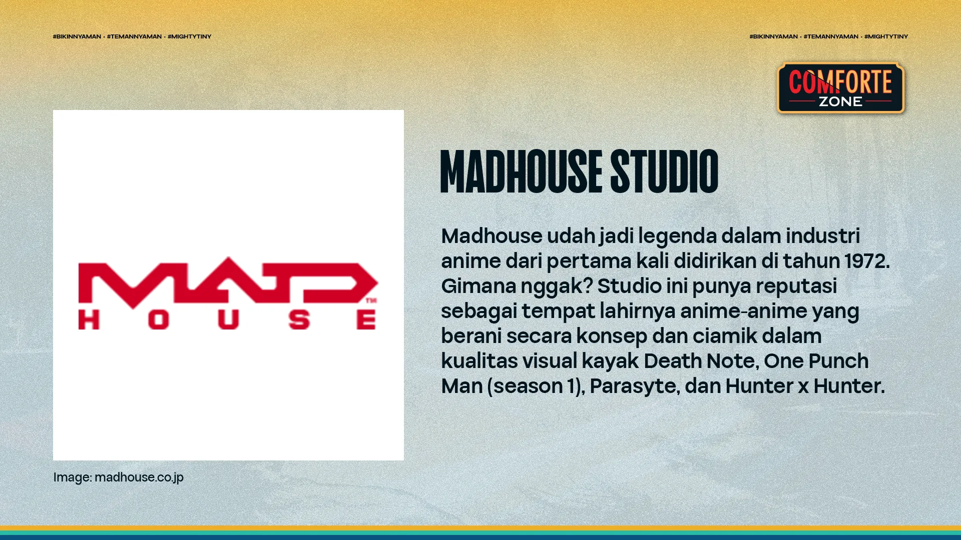 MADHOUSE STUDIO