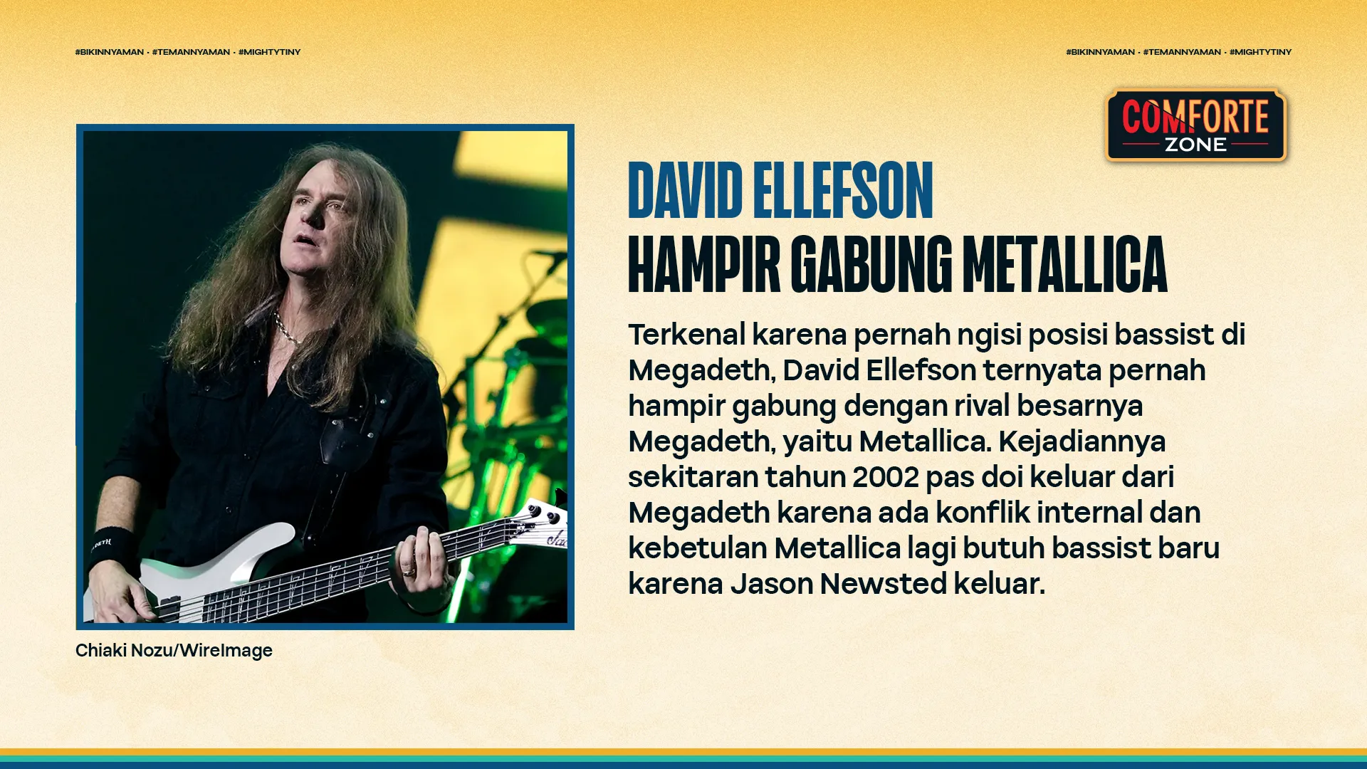 DAVID ELLEFSON - HAMPIR GABUNG METALLICA