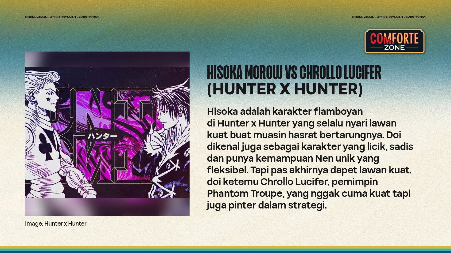 HISOKA MOROW VS CHROLLO LUCIFER (HUNTER X HUNTER)