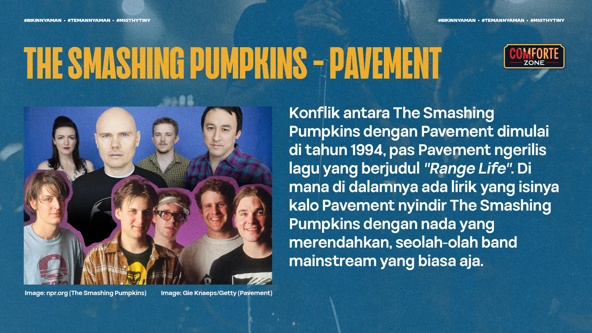 THE SMASHING PUMPKINS - PAVEMENT