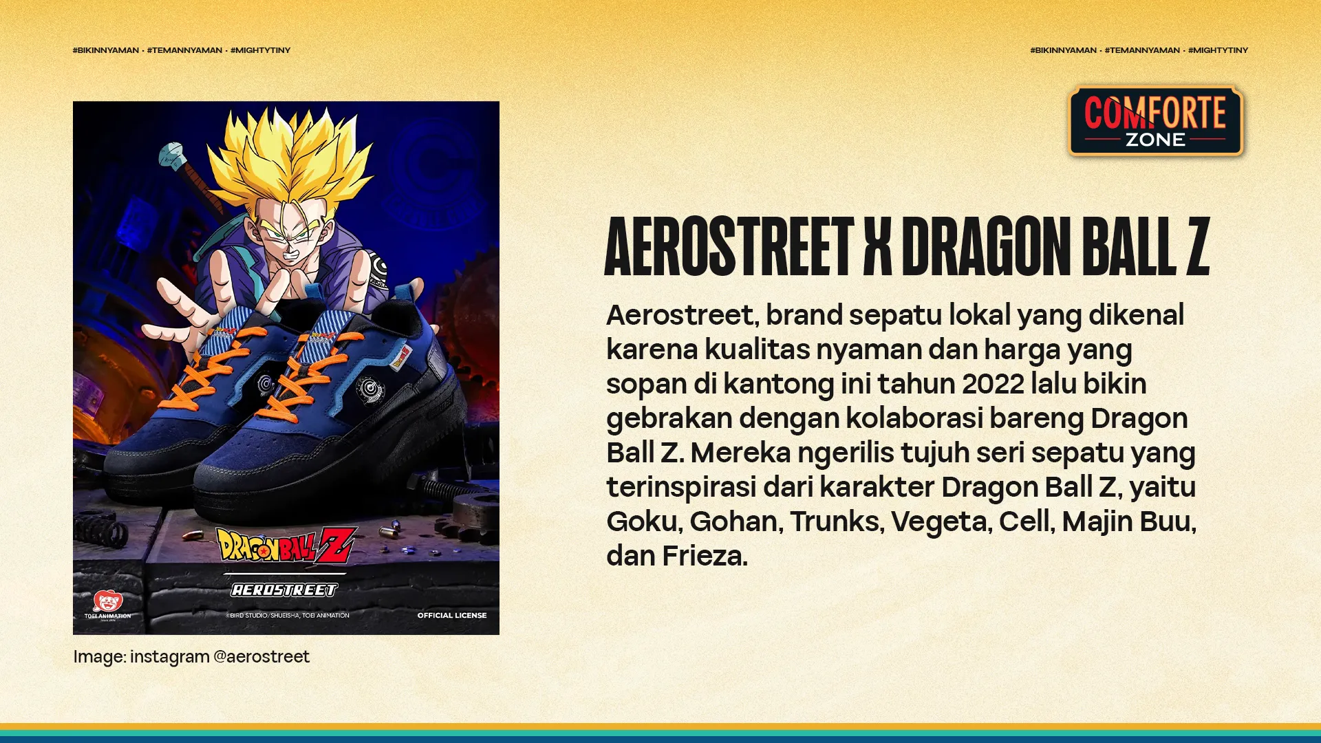 AEROSTREET X DRAGON BALL Z