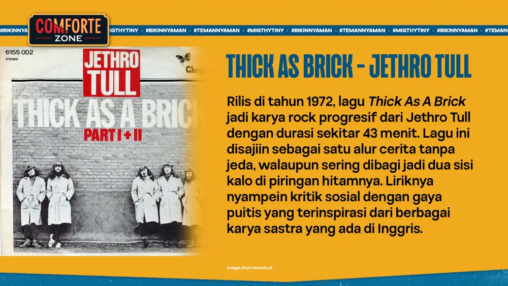 THICK AS BRICK - JETHRO TULL