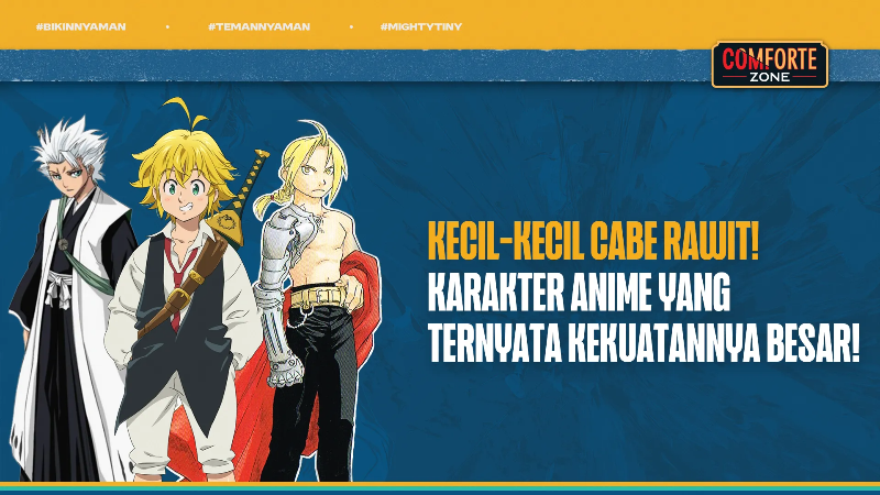 Image Kecil-kecil Cabe Rawit! Karakter Anime Yang Ternyata Kekuatannya Besar!