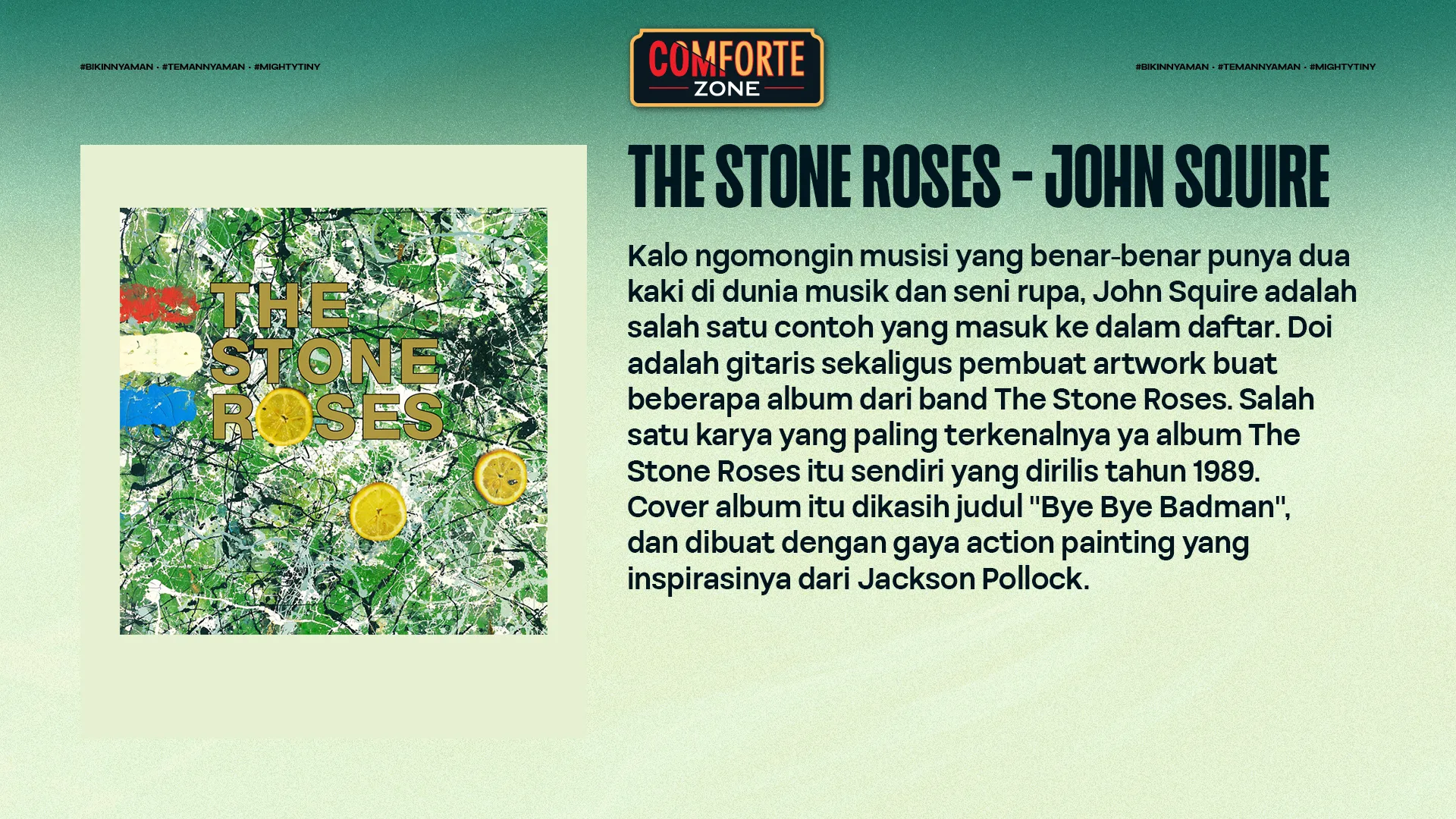 THE STONE ROSES - JOHN SQUIRE