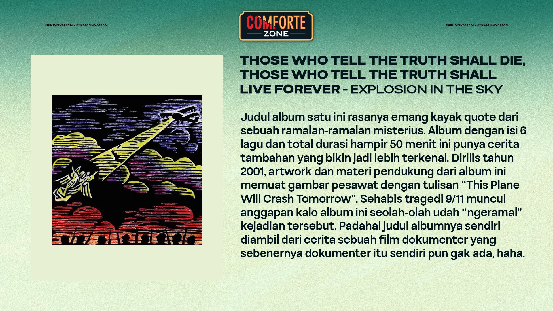 THOSE WHO TELL THE TRUTH SHALL DIE, THOSE WHO TELL THE TRUTH SHALL LIVE FOREVER - EXPLOSION IN THE SKY
