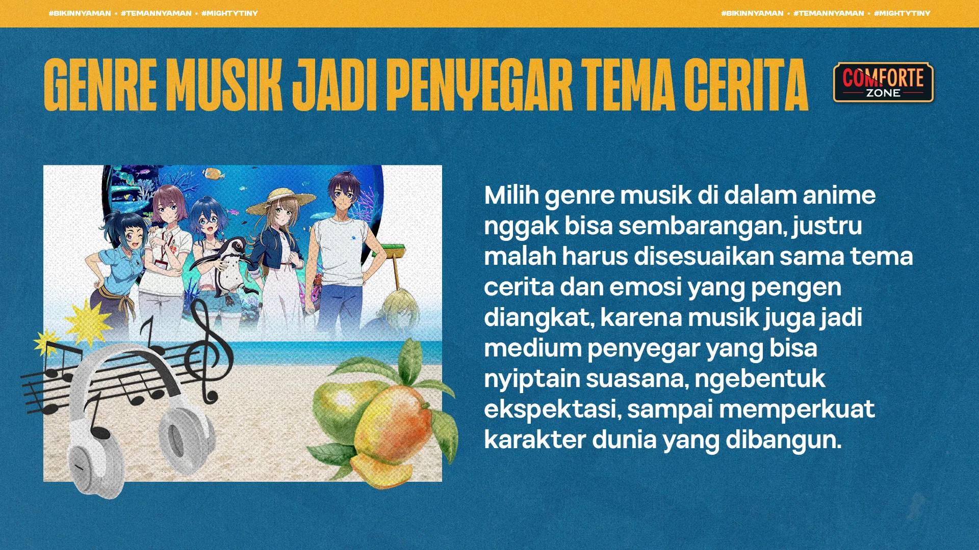 GENRE MUSIK JADI PENYEGAR TEMA CERITA