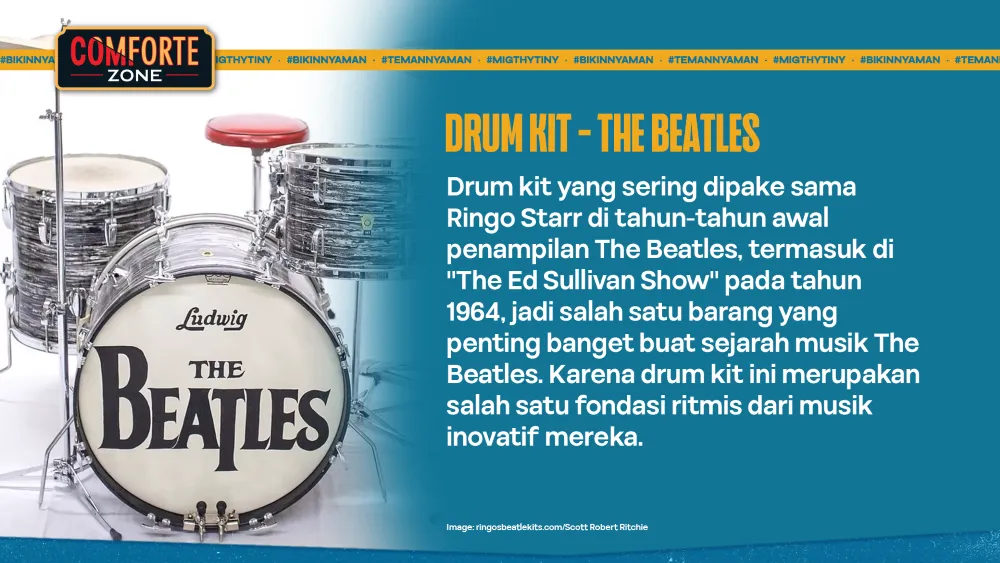 DRUM KIT - THE BEATLES