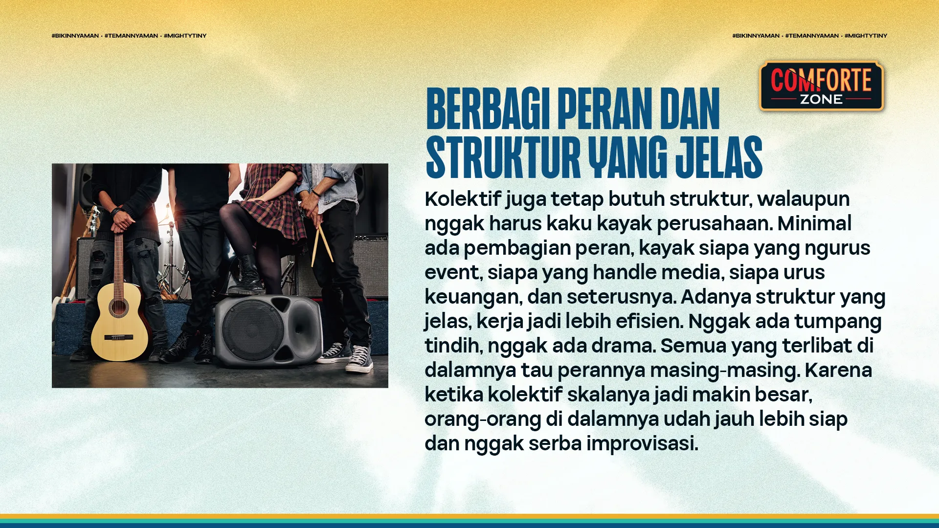 BERBAGI PERAN DAN STRUKTUR YANG JELAS