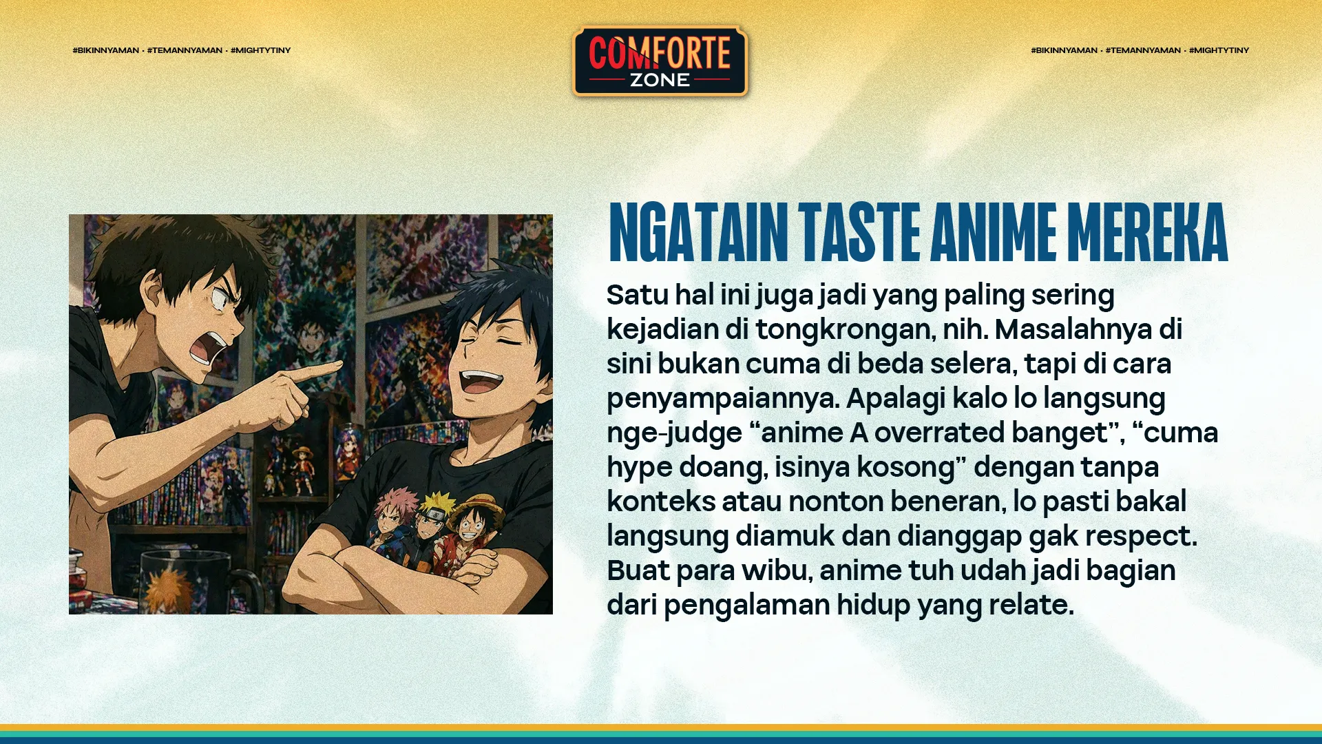NGATAIN TASTE ANIME MEREKA