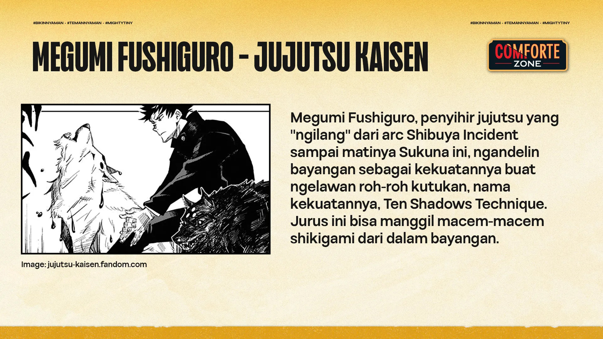 MEGUMI FUSHIGURO - JUJUTSU KAISEN