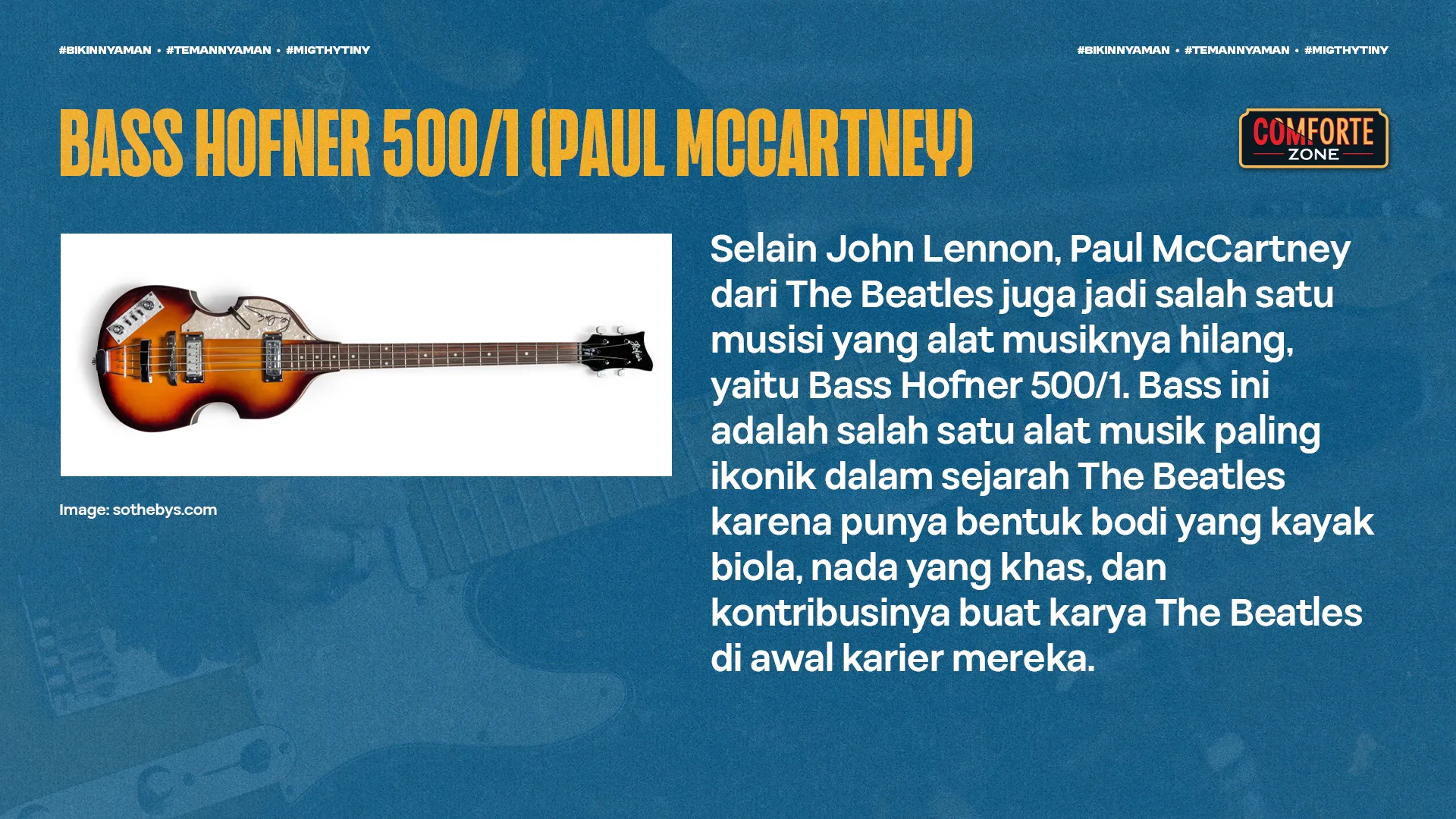 BASS HOFNER 500/1 (PAUL MCCARTNEY)