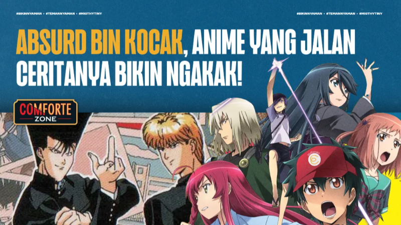 ABSURD BIN KOCAK, ANIME YANG JALAN CERITANYA BIKIN NGAKAK!