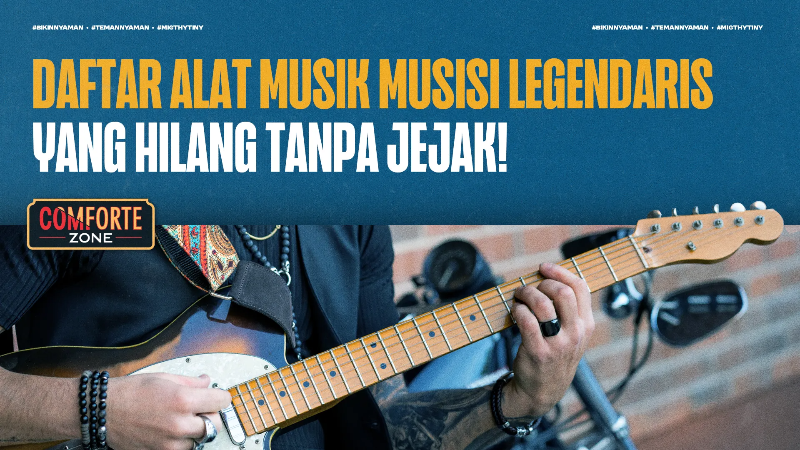 Daftar Alat Musik Musisi Legendaris Yang Hilang Tanpa Jejak!
