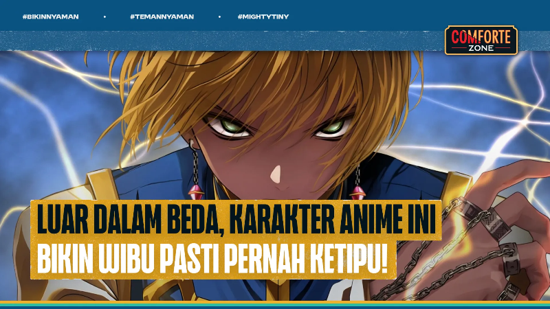 Image Luar Dalam Beda, Karakter Anime Ini Bikin Wibu Pasti Pernah Ketipu!