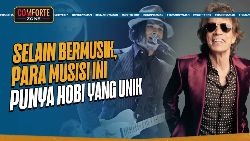 SELAIN BERMUSIK, PARA MUSISI INI PUNYA HOBI YANG UNIK