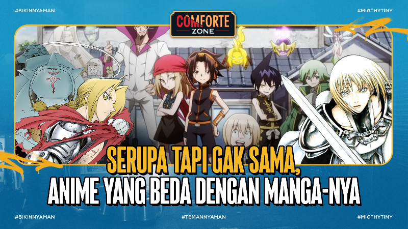 Serupa Tapi Gak Sama, Anime Yang Beda Dengan Manga-nya