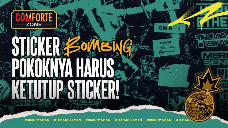 Sticker Bombing, Pokoknya Harus Ketutup Sticker!