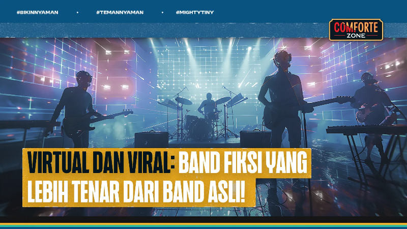 Image Virtual Dan Viral: Band Fiksi Yang Lebih Tenar Dari Band Asli!