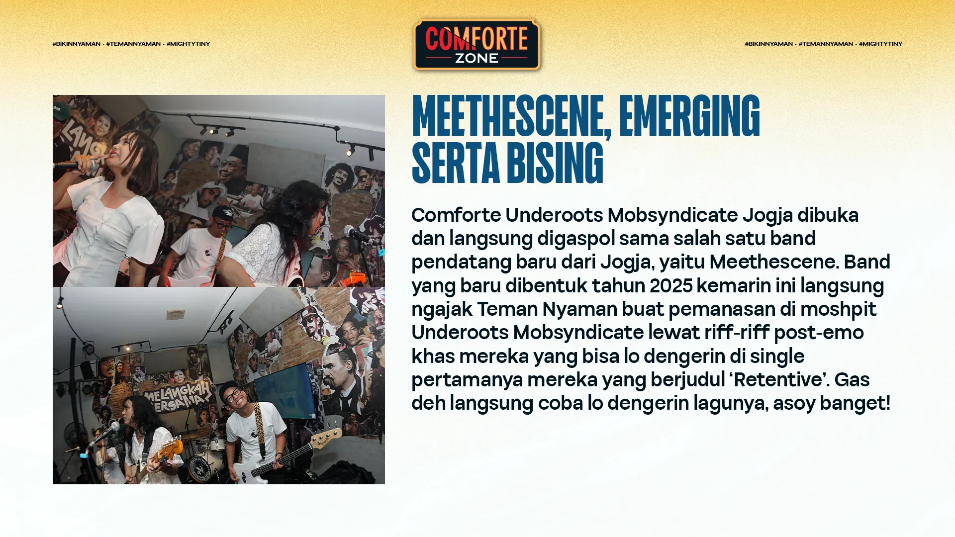 MEETHESCENE, EMERGING SERTA BISING