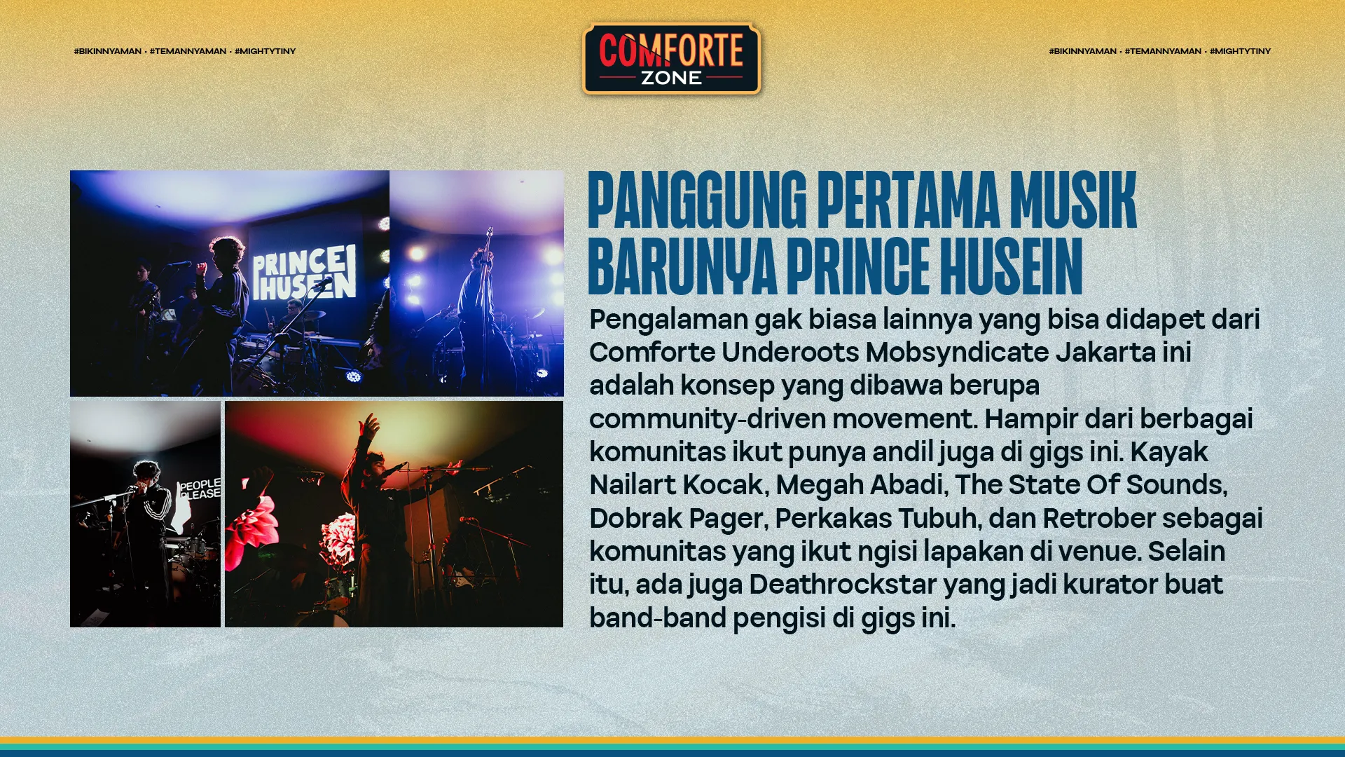 PANGGUNG PERTAMA MUSIK BARUNYA PRINCE HUSEIN