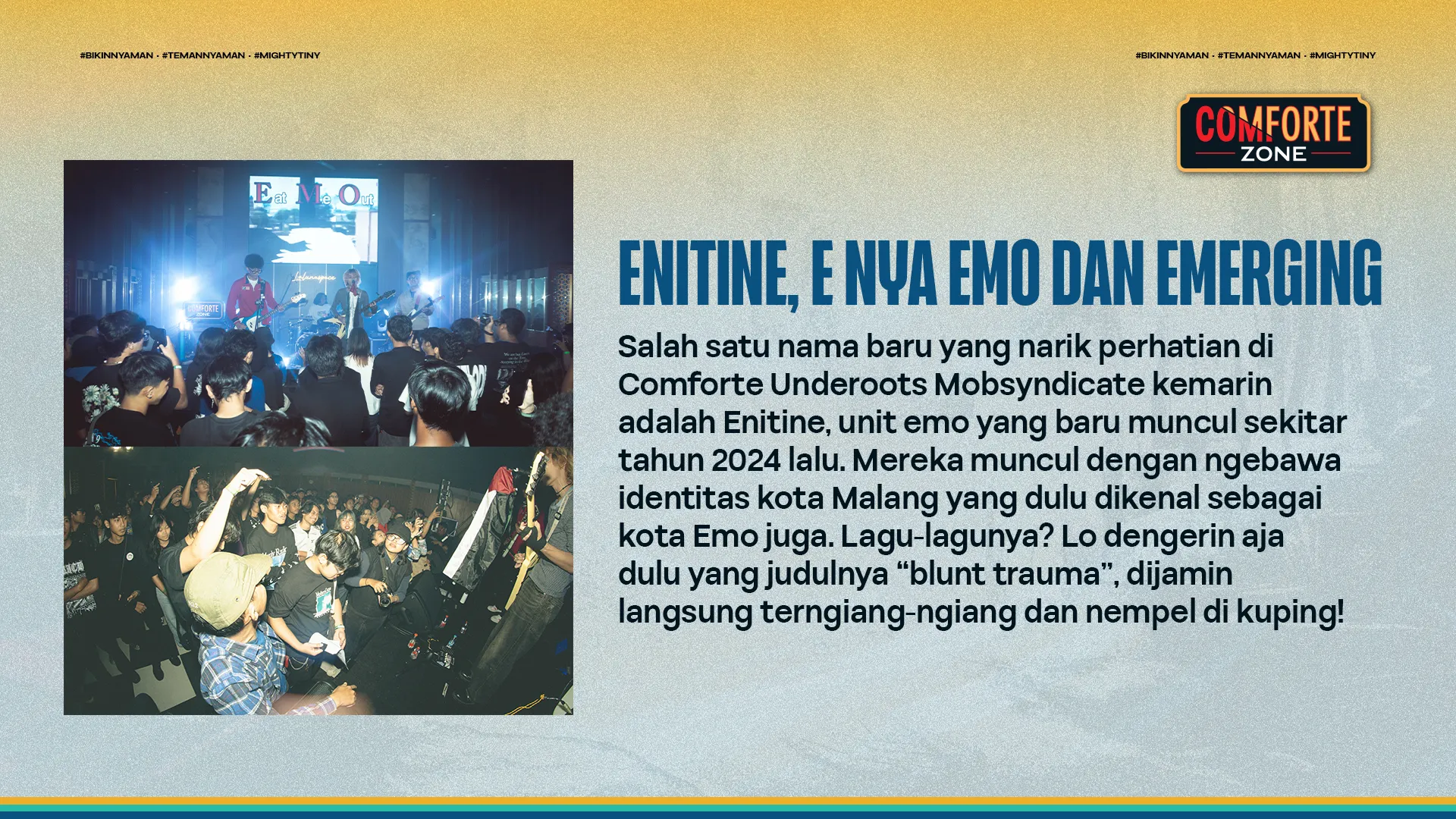 ENITINE, E NYA EMO DAN EMERGING