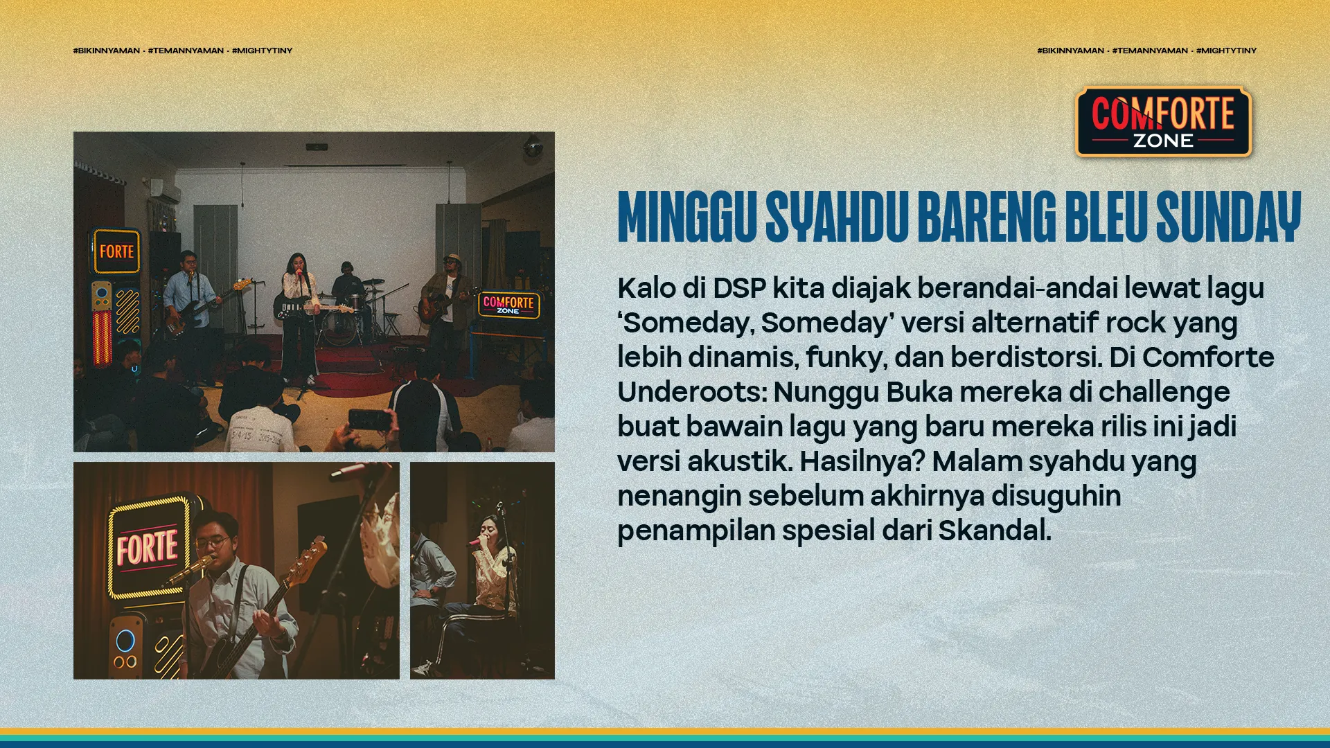 MINGGU SYAHDU BARENG BLEU SUNDAY